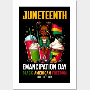 Juneteenth Emancipation Day, Black American Freedom Posters and Art